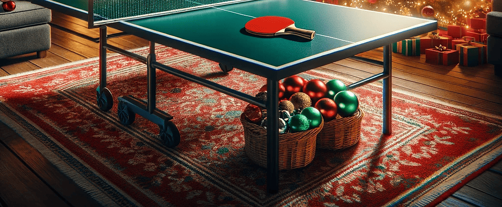 christmas table tennis