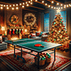 christmas table tennis