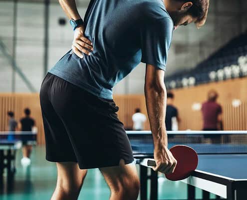 back pain table tennis